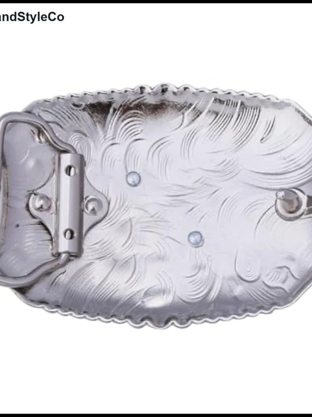 Vintage Western Cowboy Belt Buckle Running Horse Design Zinc Alloy